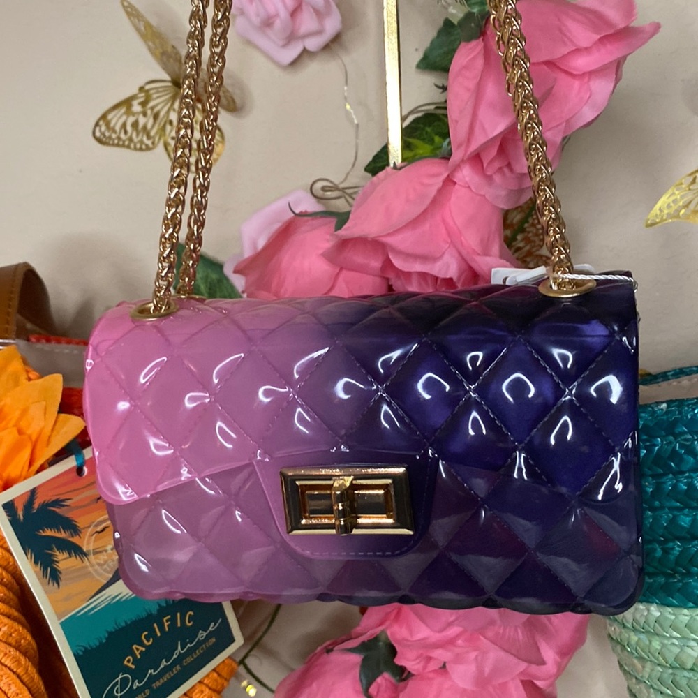 Jelly Pink and Purple Bag